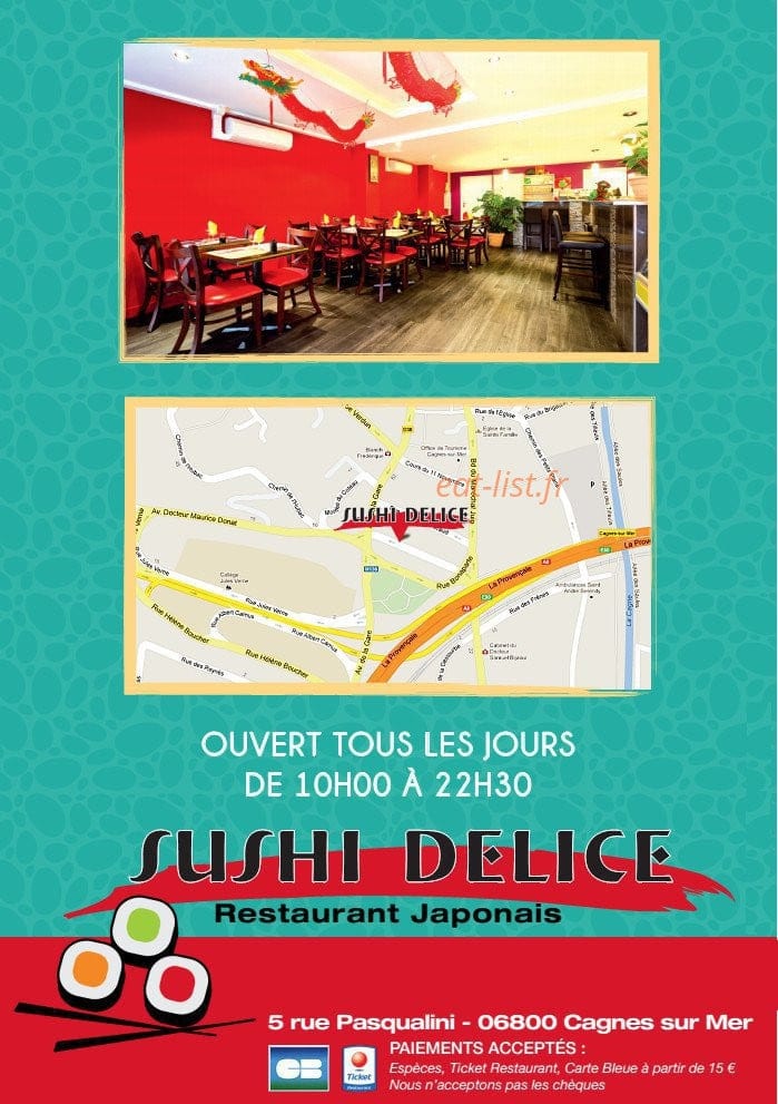Sushi Délice — carte page 8
