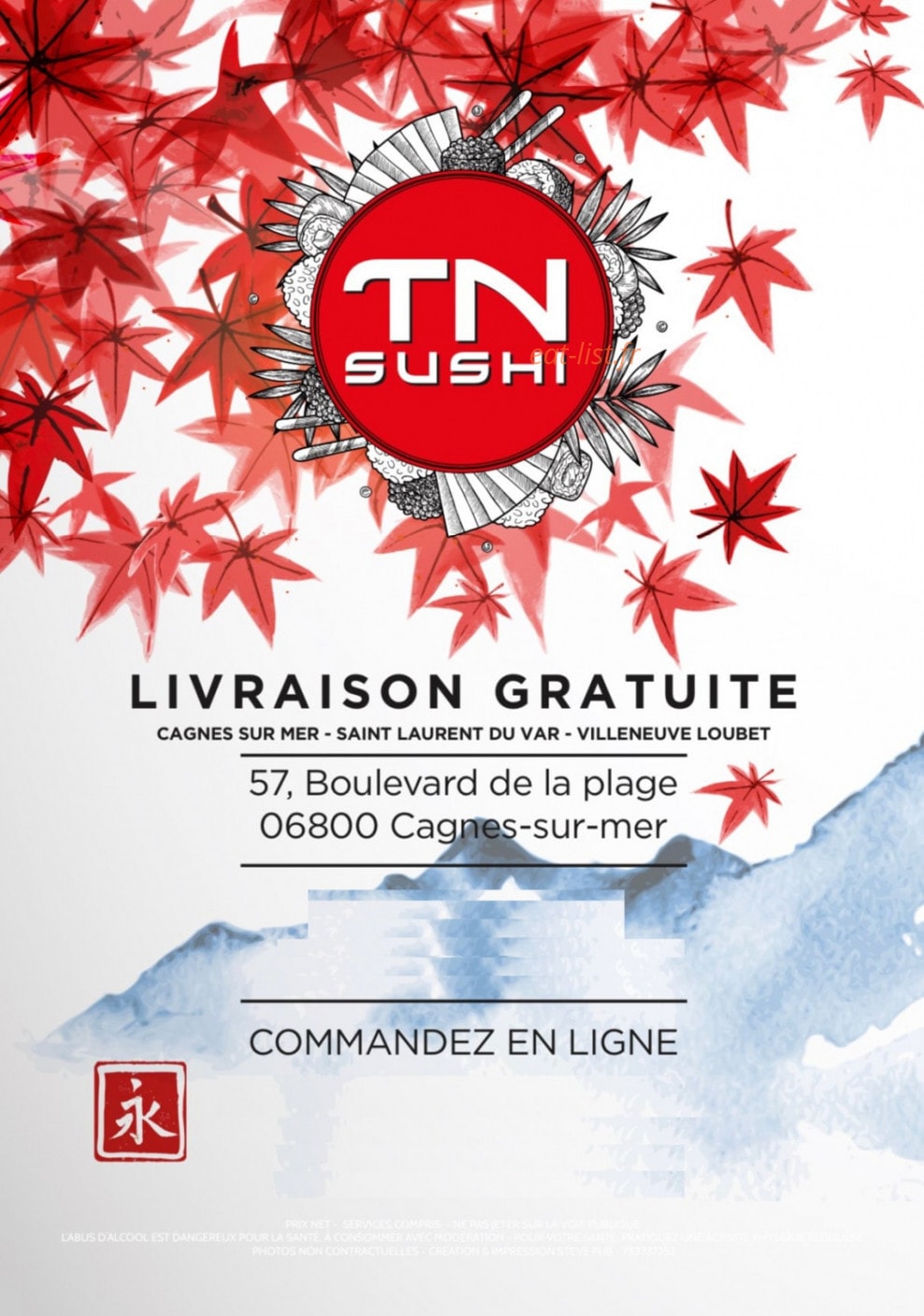 Tn Sushi — carte page 16