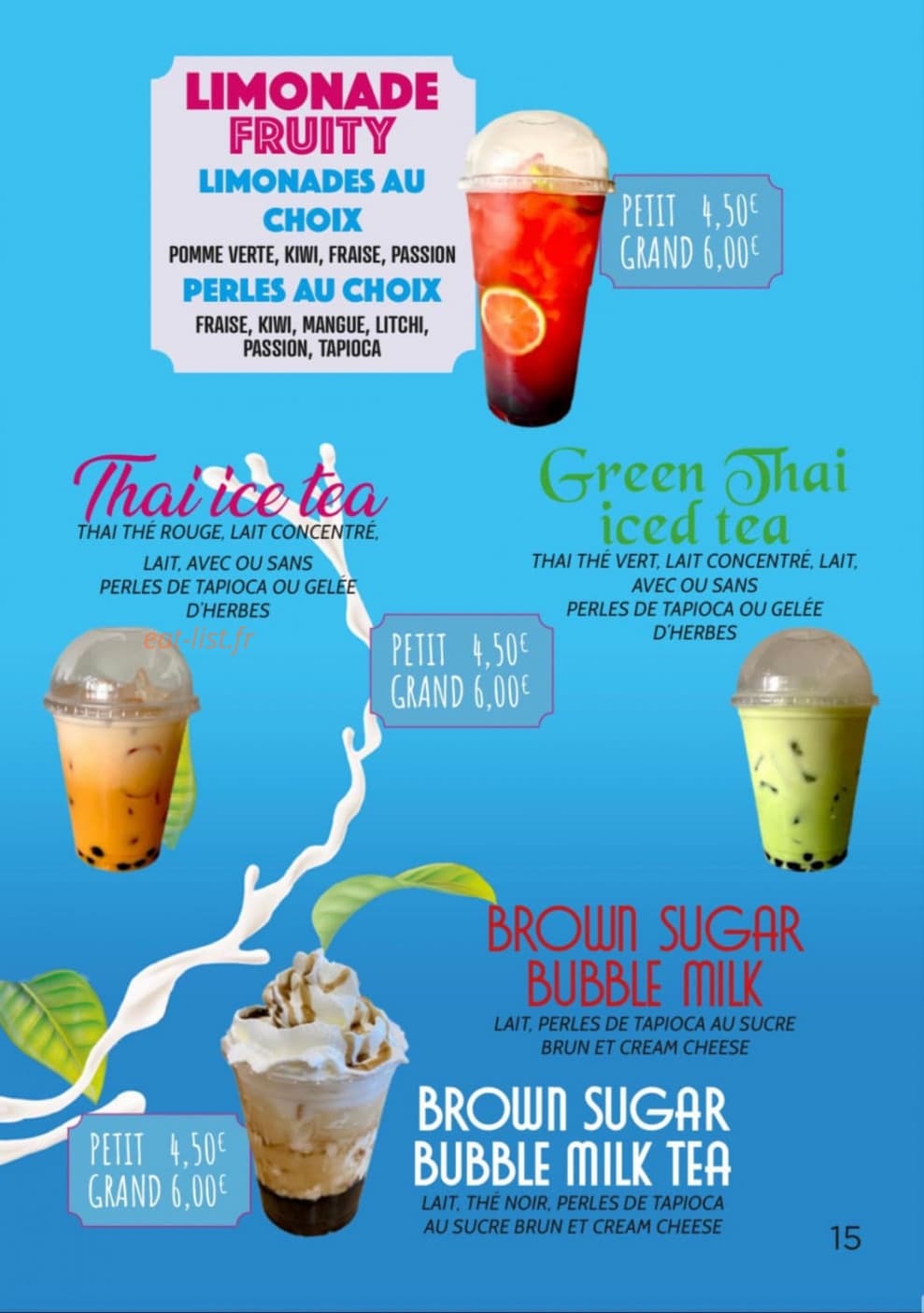 Tn Sushi — carte page 15