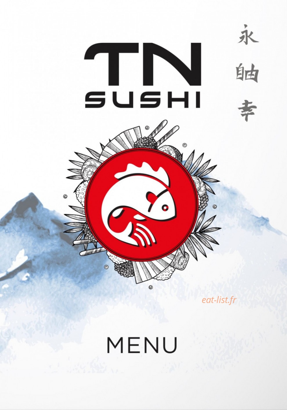 Tn Sushi — carte page 1