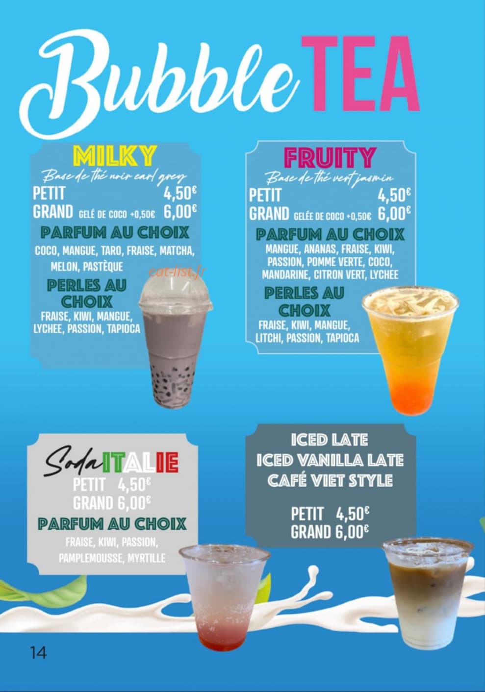 Tn Sushi — carte page 14
