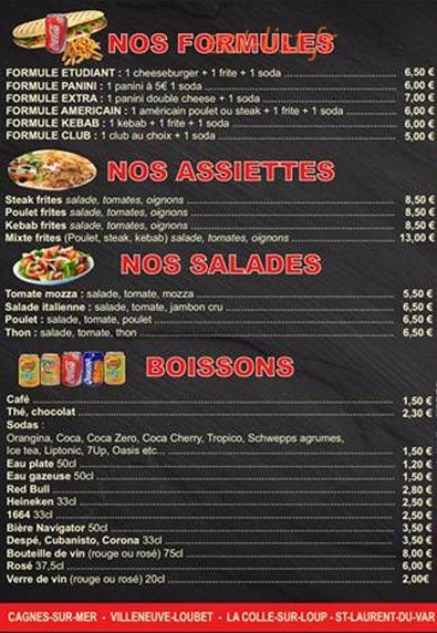 Wonderfood — carte page 4