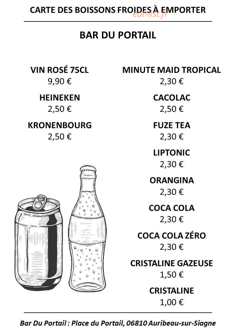 Le bar du Portail — carte page 2