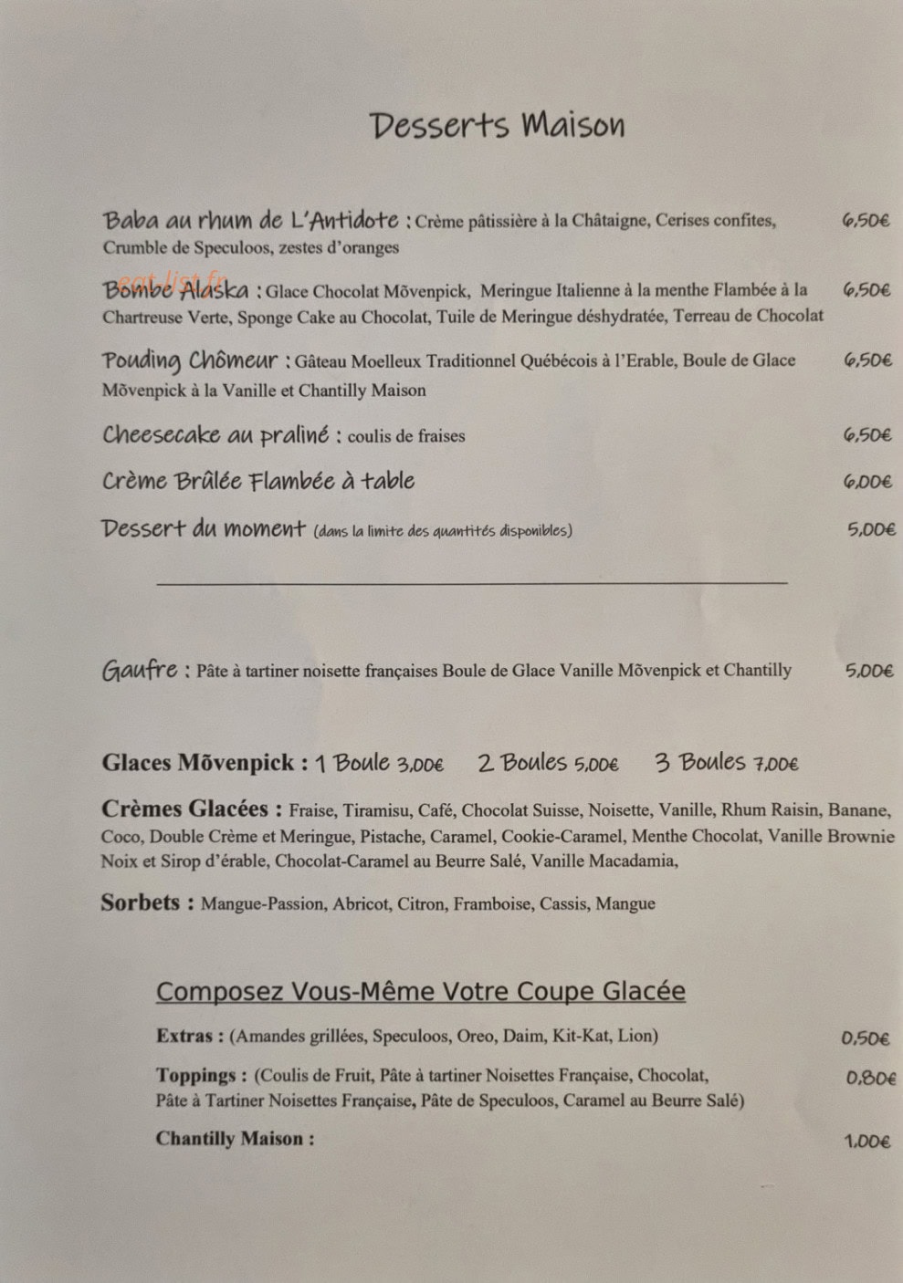 L'Antidote — carte page 5