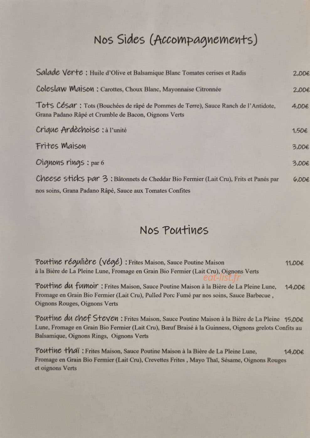 L'Antidote — carte page 4