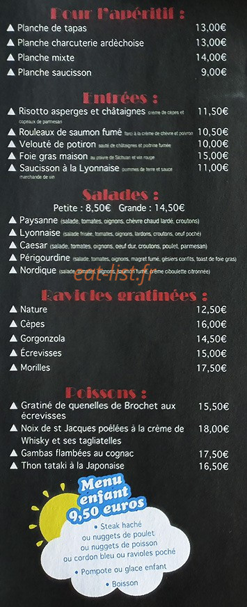 O'grill — carte page 2