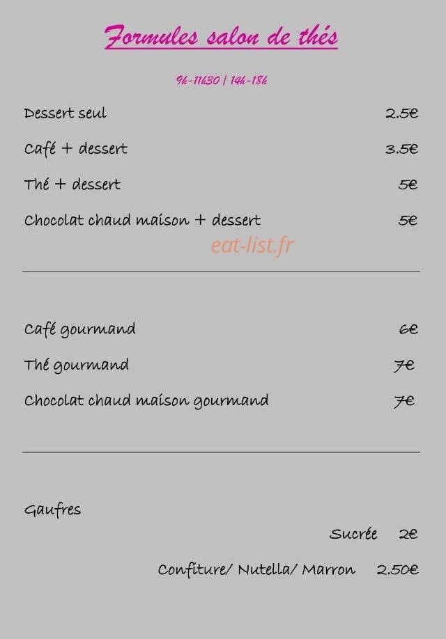 Tranche de cake — carte page 1
