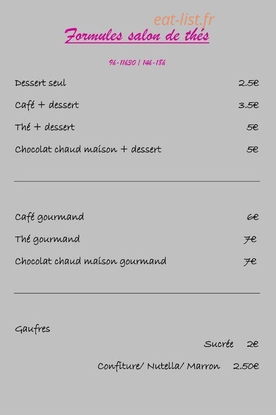 Tranche de cake — carte page 1