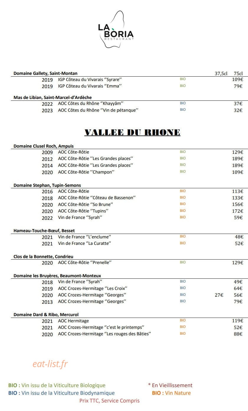 La Bòria — carte page 11
