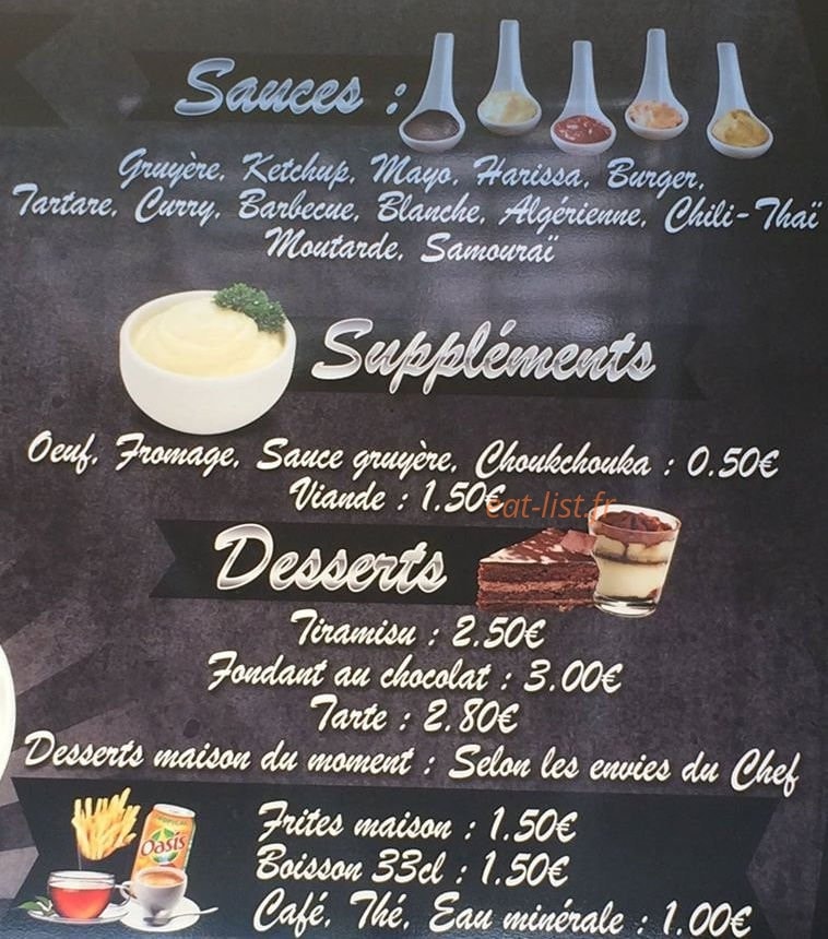 Le Myl's — carte page 2
