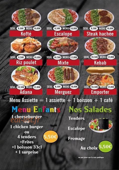 O p'tit resto — carte page 4