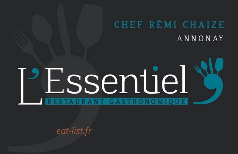 Restaurant l'Essentiel — carte page 1