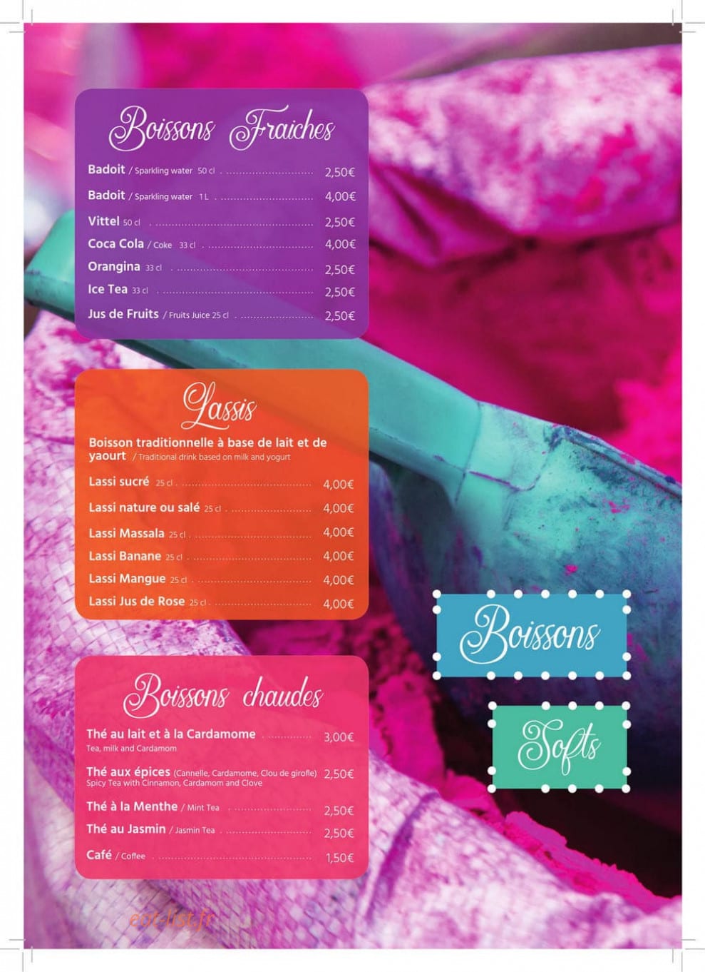 Shalimar — carte page 9