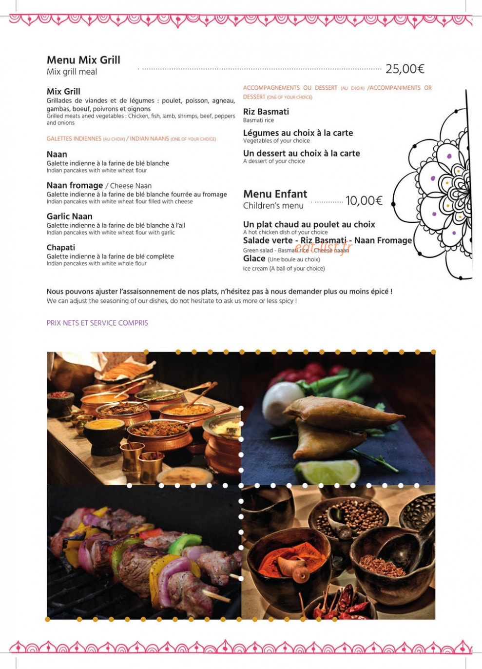 Shalimar — carte page 7
