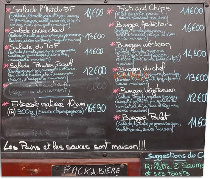 Le Ver O Tof — carte page 1
