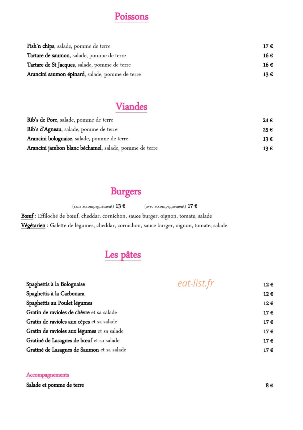 L'inattendu — carte page 2
