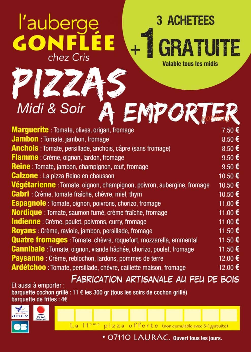 L'auberge gonflée — carte page 3