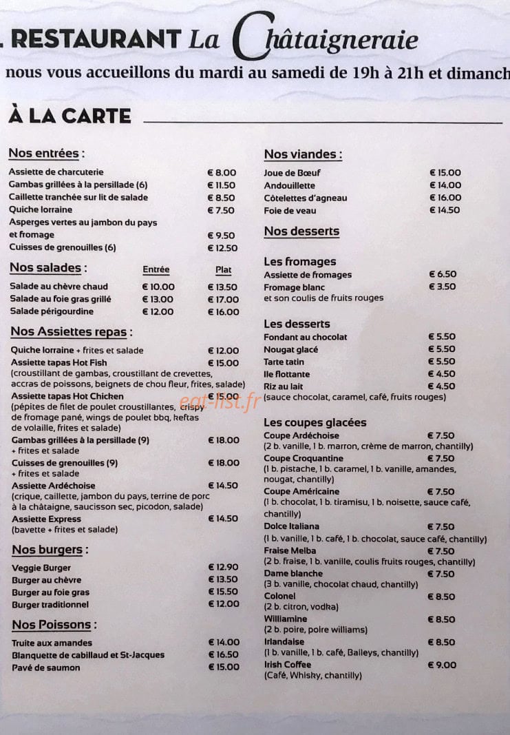 La Châtaigneraie — carte page 2