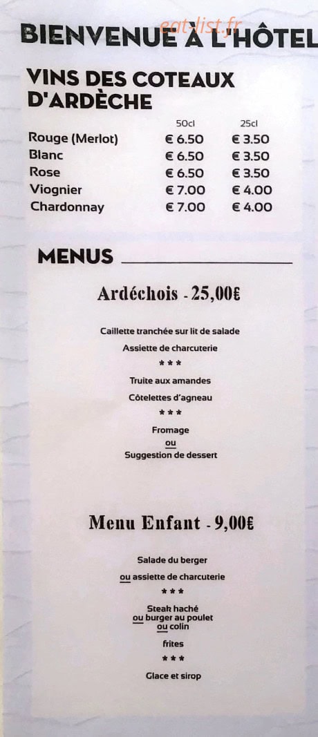 La Châtaigneraie — carte page 1