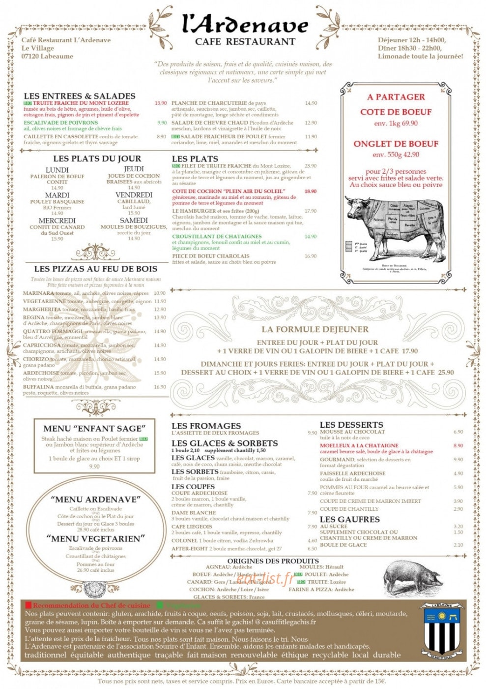 L'Ardenave — carte page 1