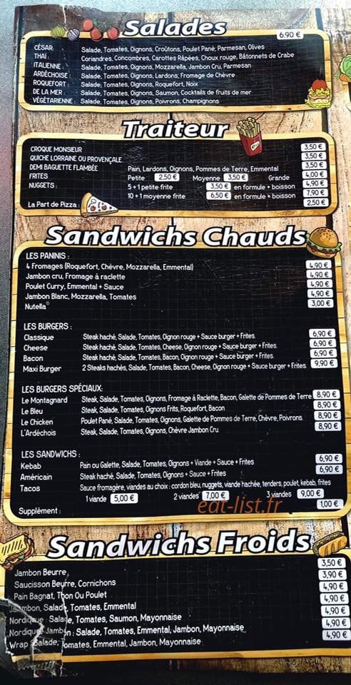 Chez Giuseppe — carte page 2