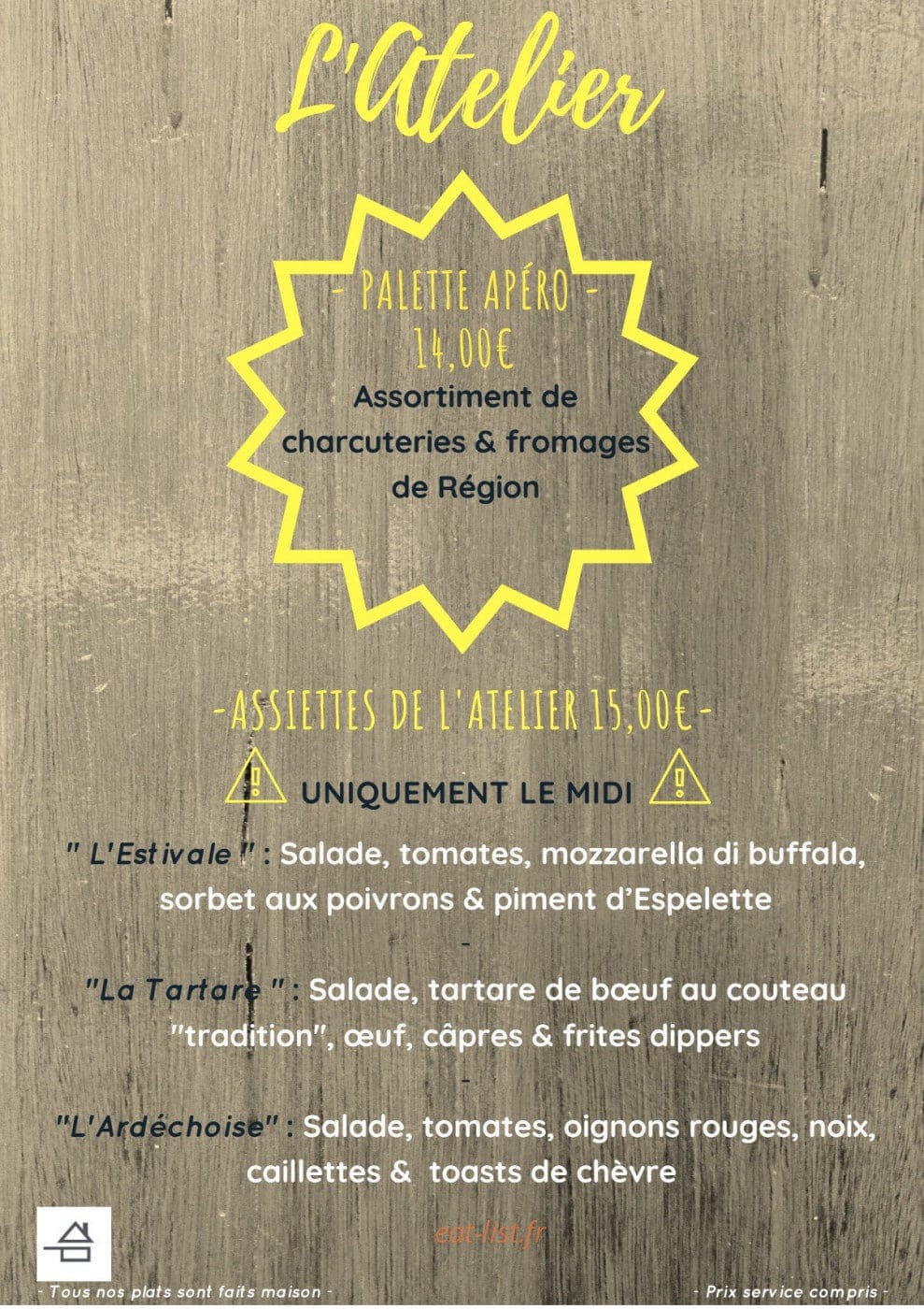 L'atelier — carte page 4