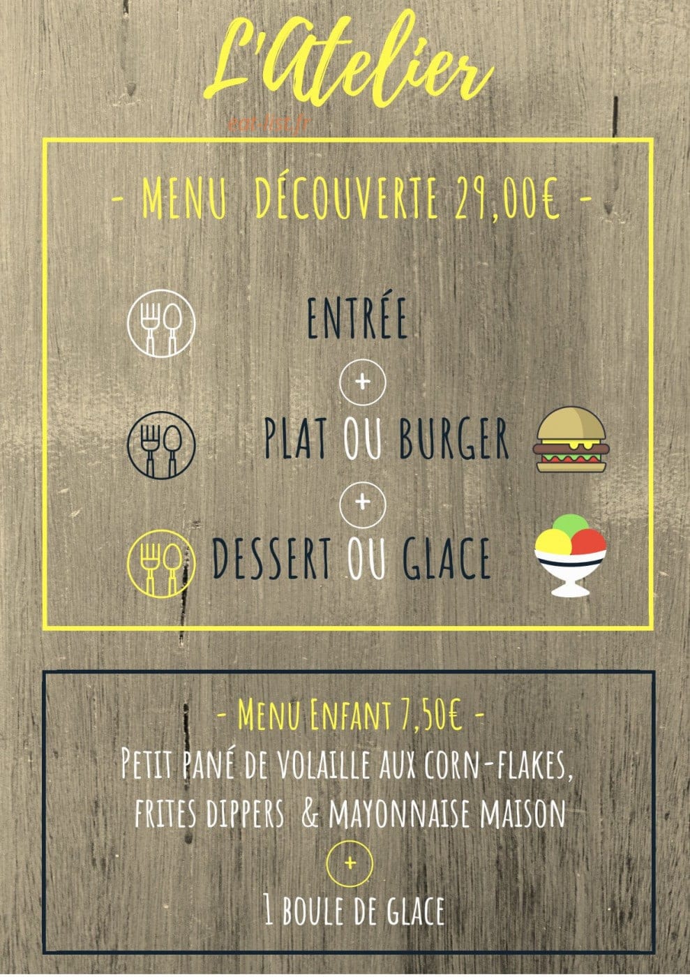 L'atelier — carte page 5