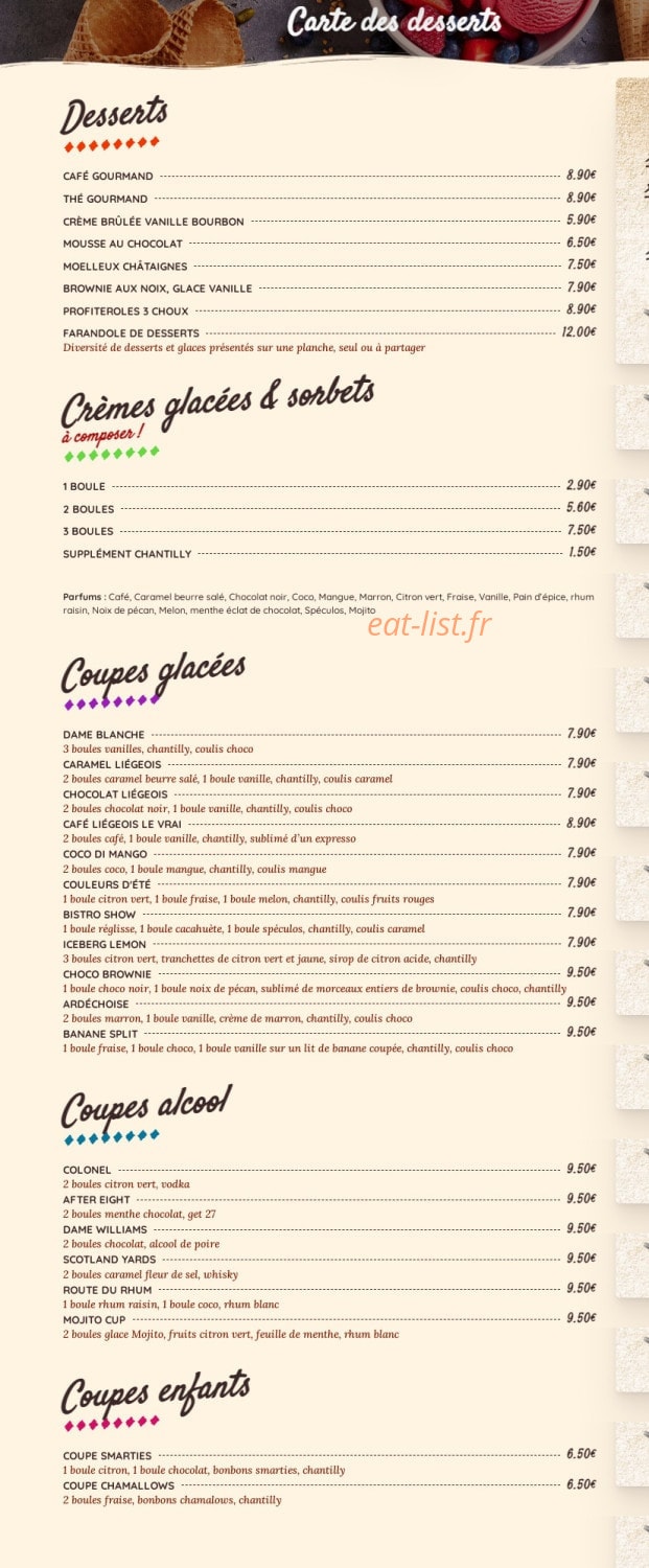 Le Bistronome — carte page 3
