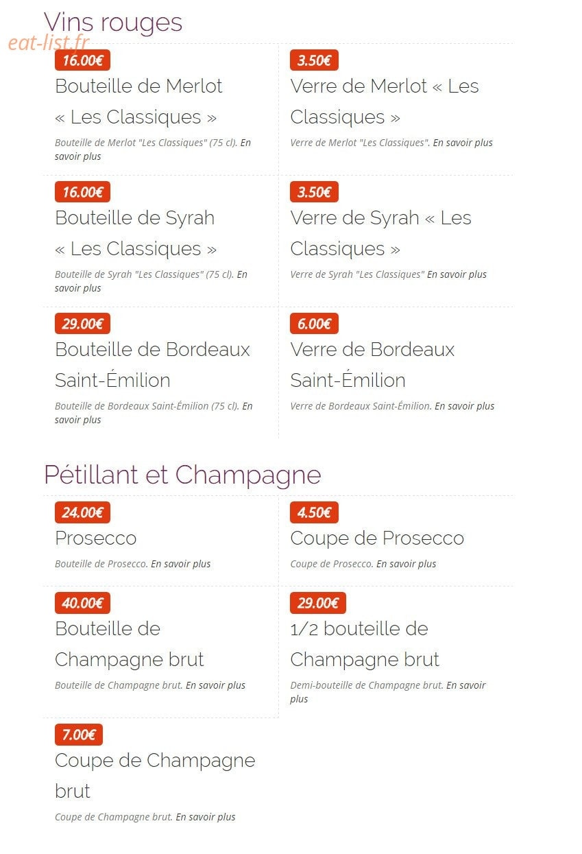 Ti'One Café — carte page 8