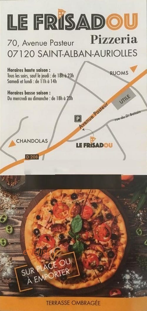 le Frisadou — carte page 1