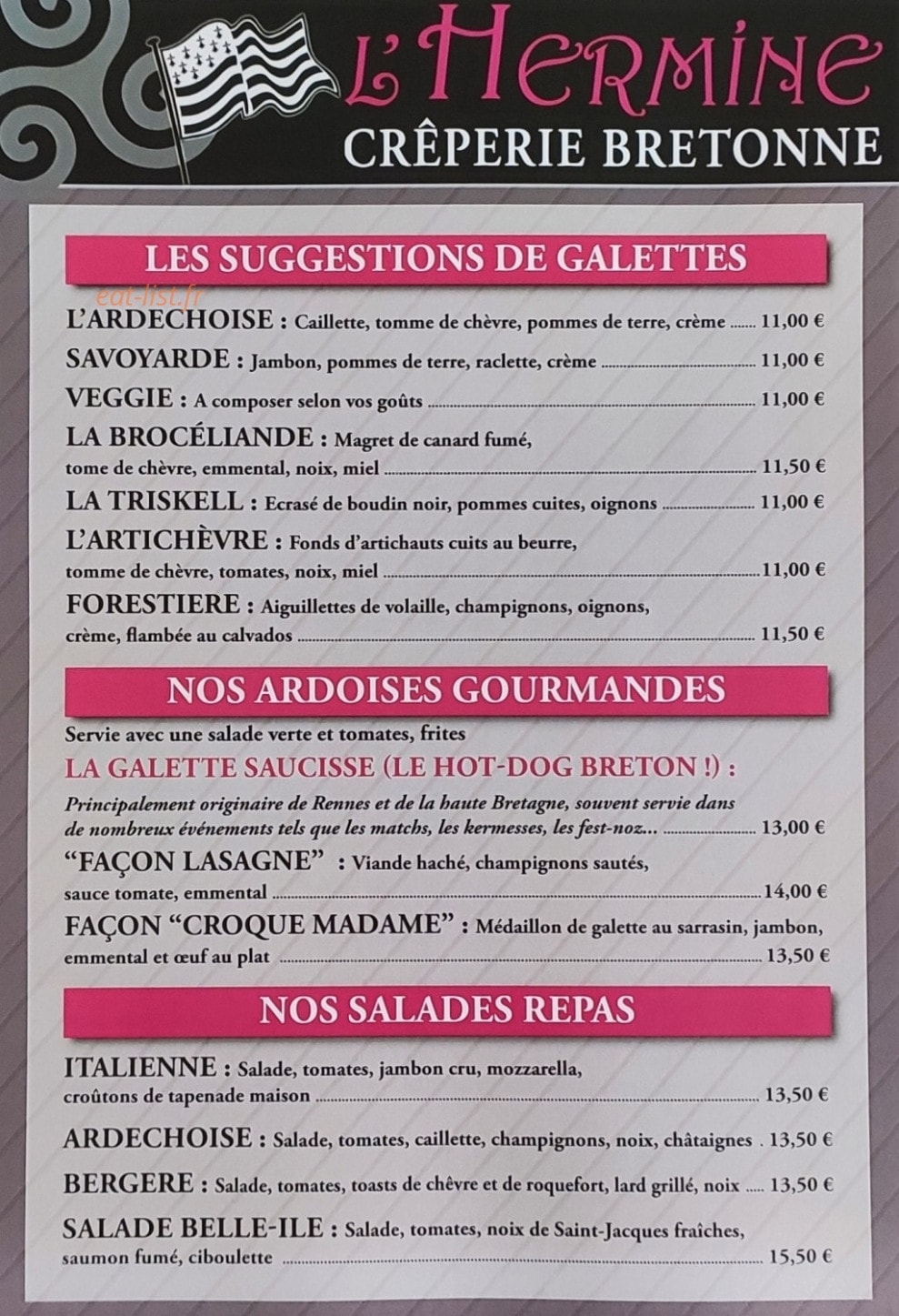 L'Hermine — carte page 1