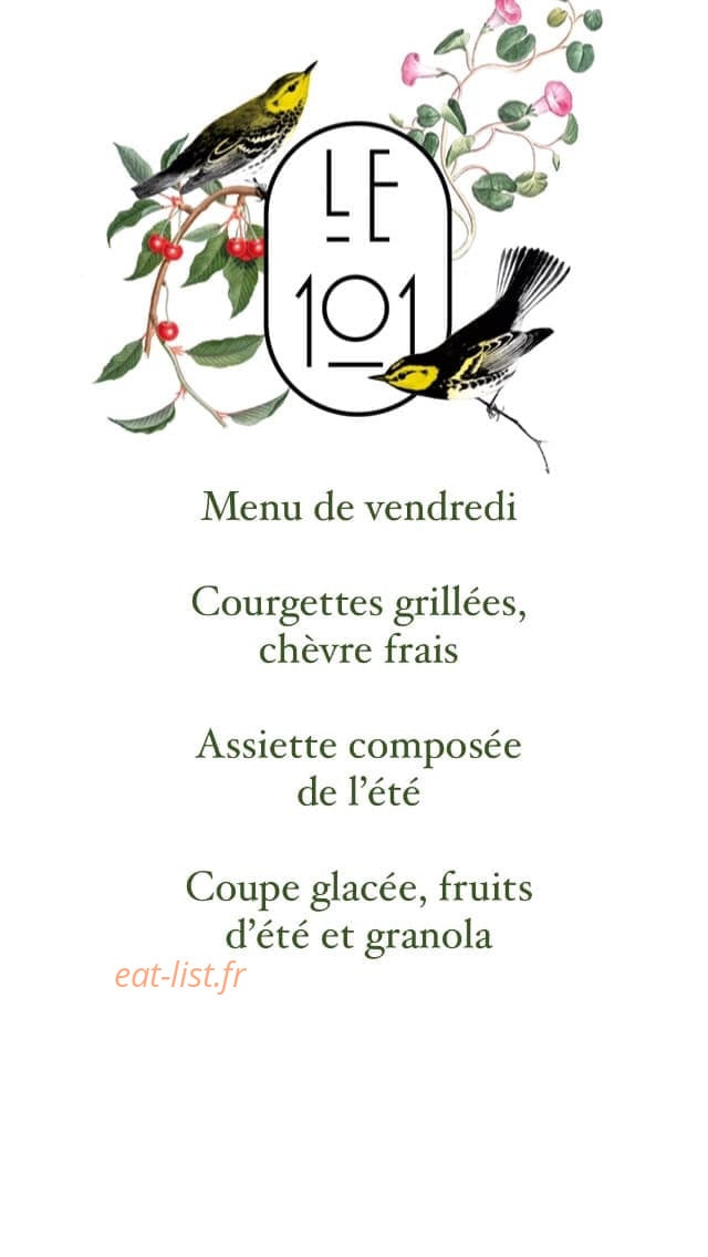 Le 101 — carte page 1