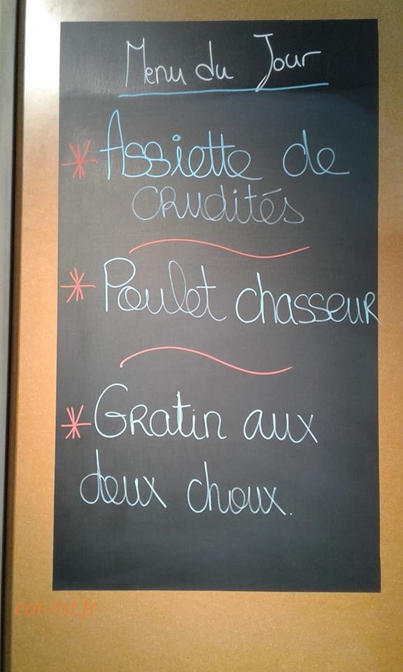La Brasserie Ardechoise — carte page 1