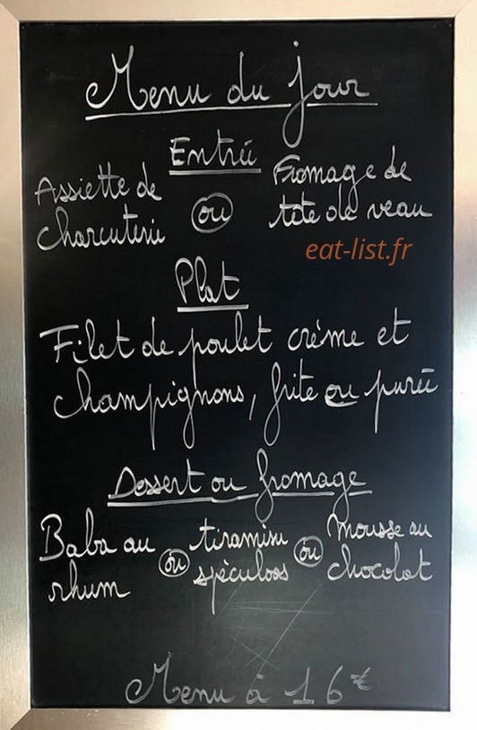 Chez Jeanne et Raphaël — carte page 1