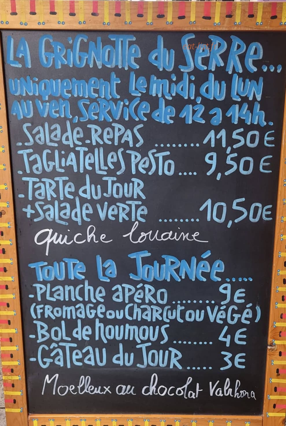Le Serre De Bar — carte page 1