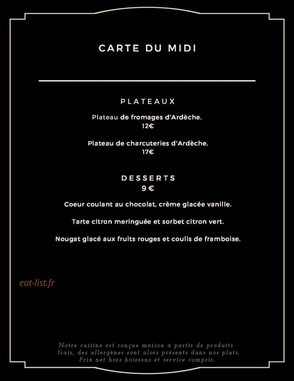 La Table de Seibel — carte page 6