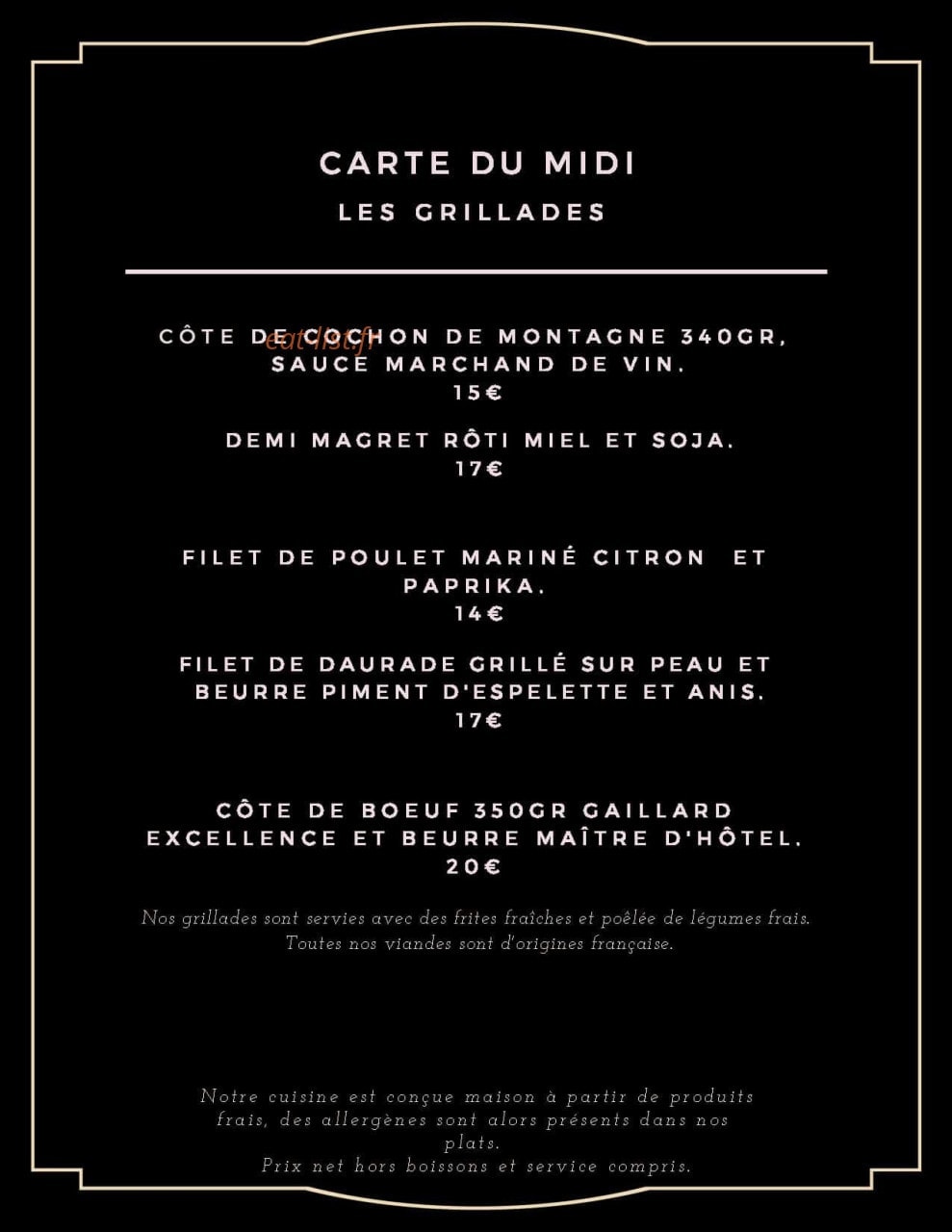La Table de Seibel — carte page 7