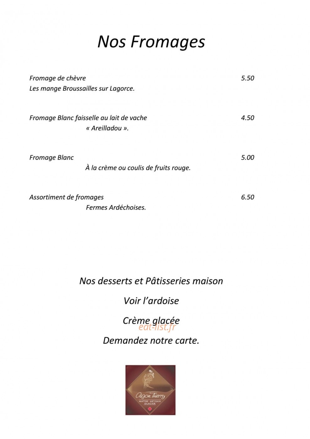 Les Tilleuls — carte page 6