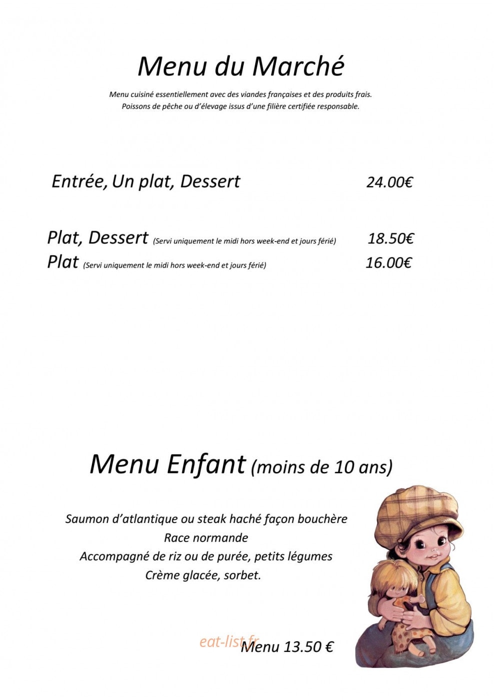Les Tilleuls — carte page 1