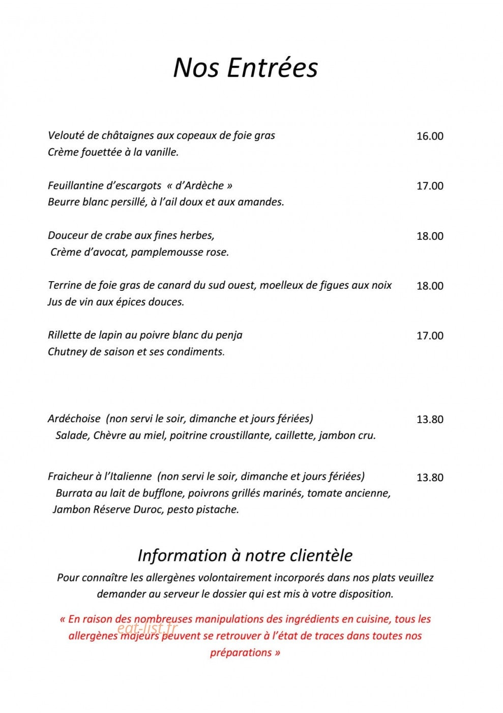 Les Tilleuls — carte page 4