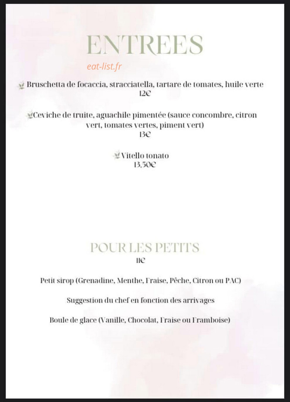 Bliss — carte page 1