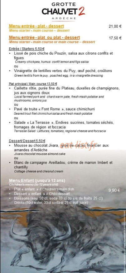 La Terrasse — carte page 1