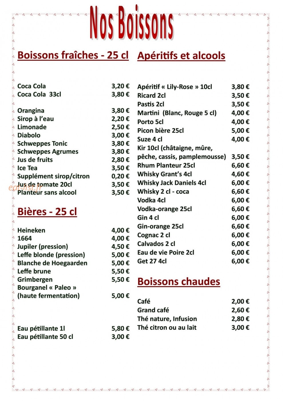 Le Domaine des Dames — carte page 12