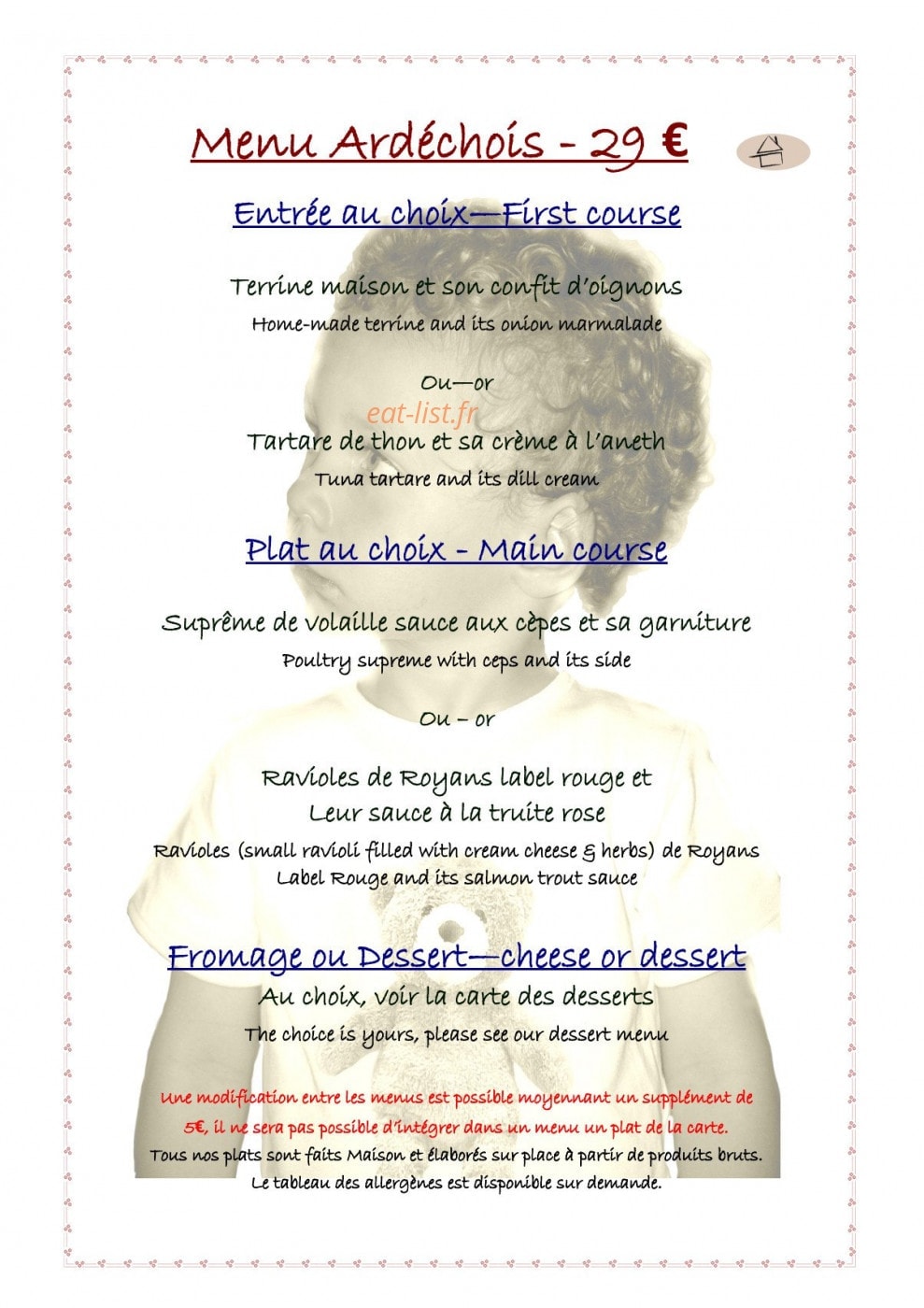 Le Domaine des Dames — carte page 4