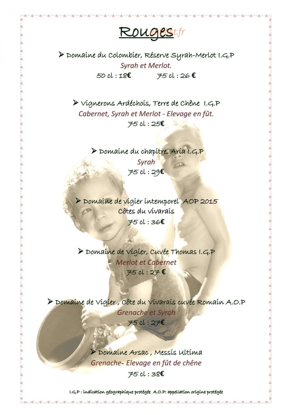 Le Domaine des Dames — carte page 9
