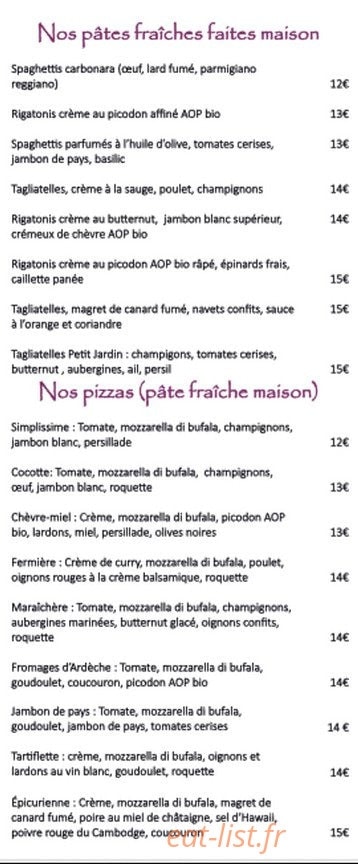 Le petit jardin — carte page 3