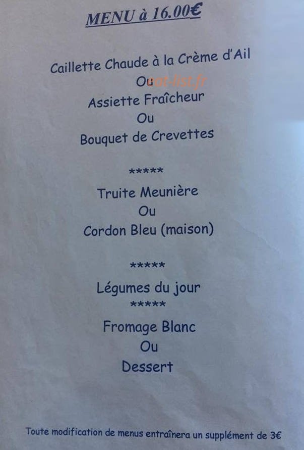 Les Touristes — carte page 2