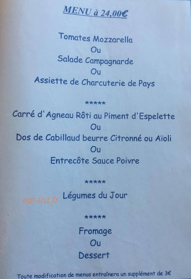 Les Touristes — carte page 1