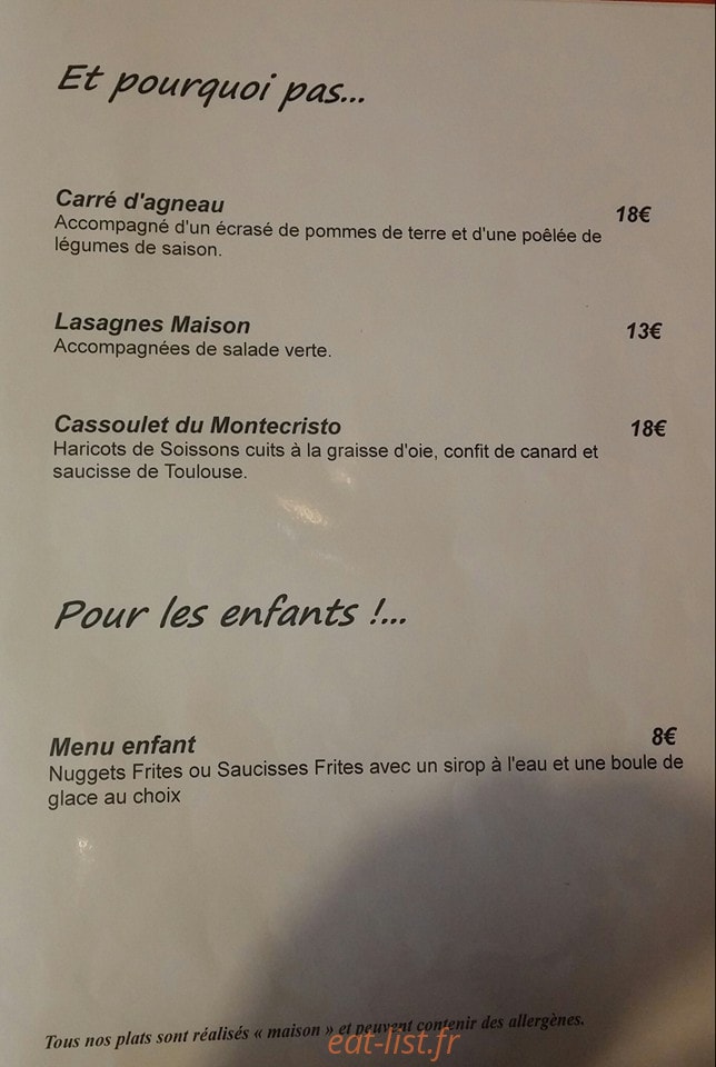 Monte Cristo — carte page 3