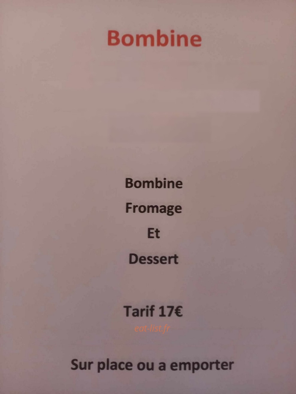La Broche Gourmande 07 — carte page 1